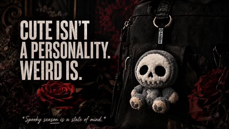 Your Bag Has Been Too Normal. Meet Little Angu,Cute plush, cute isn't a personality, weird is.
