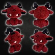 Dark Envoy Gothic Cute Plush Doll - Buu Evil featuring a red plush creature with horns and unique expressions