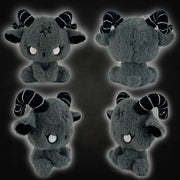 Dark Envoy Gothic Cute Plush Doll - Buu Evil featuring a gray plush with horns and a cute expression, showcasing its gothic design.