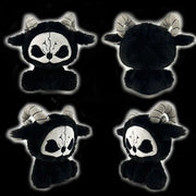 Dark Envoy Reaper Plush - Buu Evil collectible plush with black fur and skull design, ideal for decor and gifting.