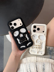 Buu Evil:Gothic punk skull studded iPhone case 