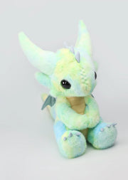 Stuffed dragon Boo in pastel colors, a limited edition plush toy perfect for cuddling and display.