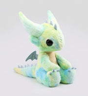 Stuffed dragon Boo plush toy in Cloudie style, showcasing vibrant colors and adorable design, perfect for cuddling.