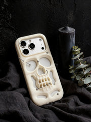 Buu Evil:Gothic punk skull studded iPhone case 